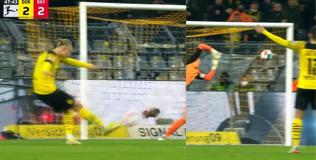 Haaland est&aacute; loco: clav&oacute; este golazo para empatar el cl&aacute;sico