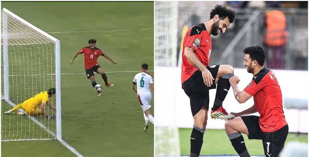 Descomunal actuaci&oacute;n de Salah: gol y asistencia del Fara&oacute;n