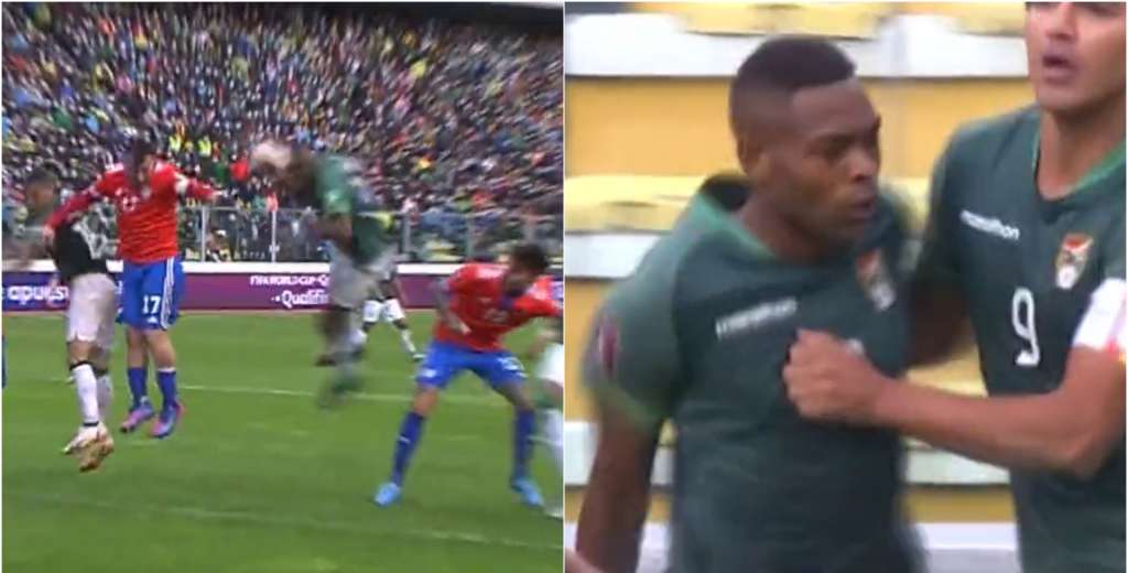 Es de Camerún, juega para Bolivia y le reventó el arco a Chile
