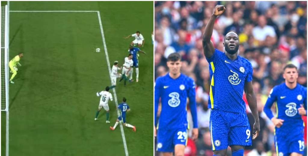 El animal del área pone el 1-0: exquisito cabezazo de Lukaku en la final