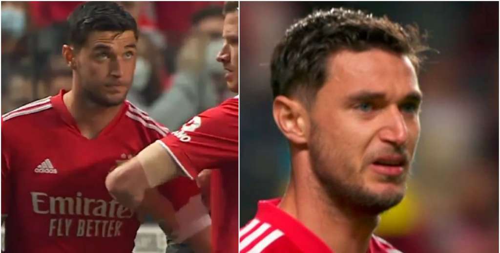 Imposible jugar as&iacute;: Yaremchuk llorando por el apoyo del Benfica a Ucrania