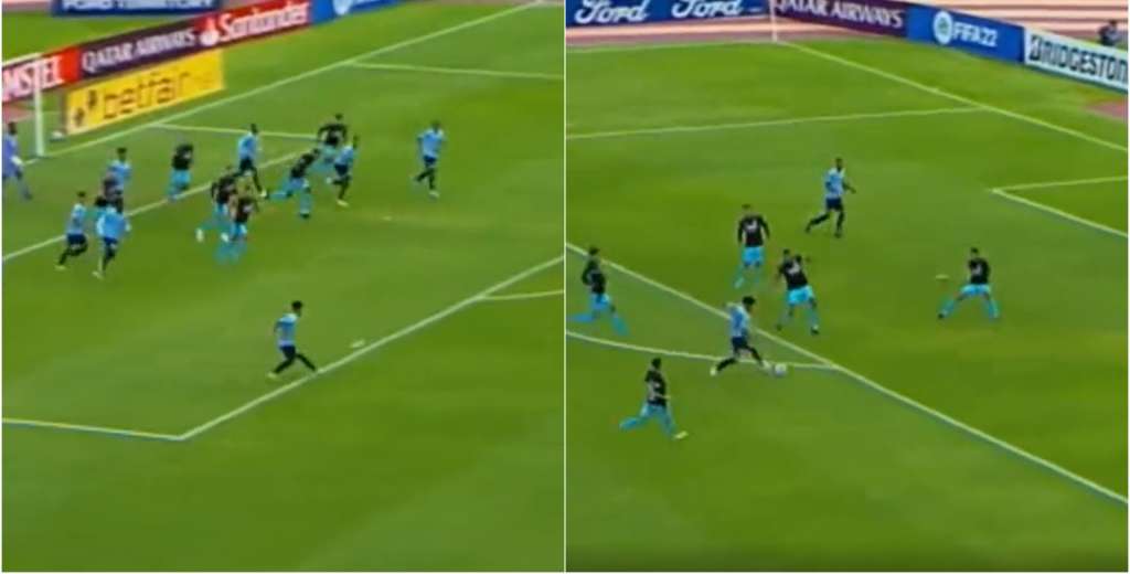 Contragolpe perfecto: salieron de su área y le rompió el arco a Bolívar