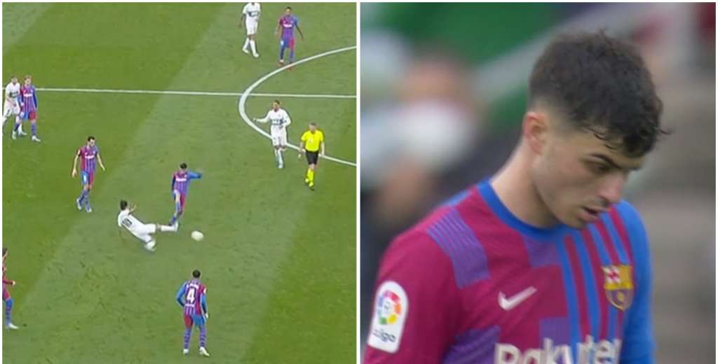 Grave error de Pedri, exquisita definici&oacute;n y Barcelona 1-0 abajo al descanso