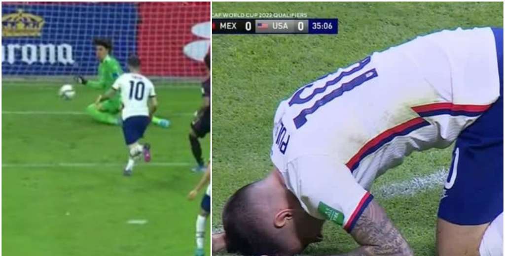 Memo Ochoa gigante ante EEUU: le sacó un remate a quemarropa a Pulisic