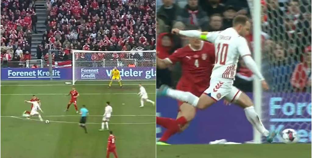 Eriksen volvi&oacute; al estadio donde casi muere: hizo este espectacular golazo 