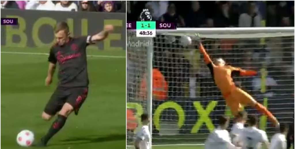 ¡Es el gol de la fecha!: descomunal tiro libre al ángulo de Ward-Prowse