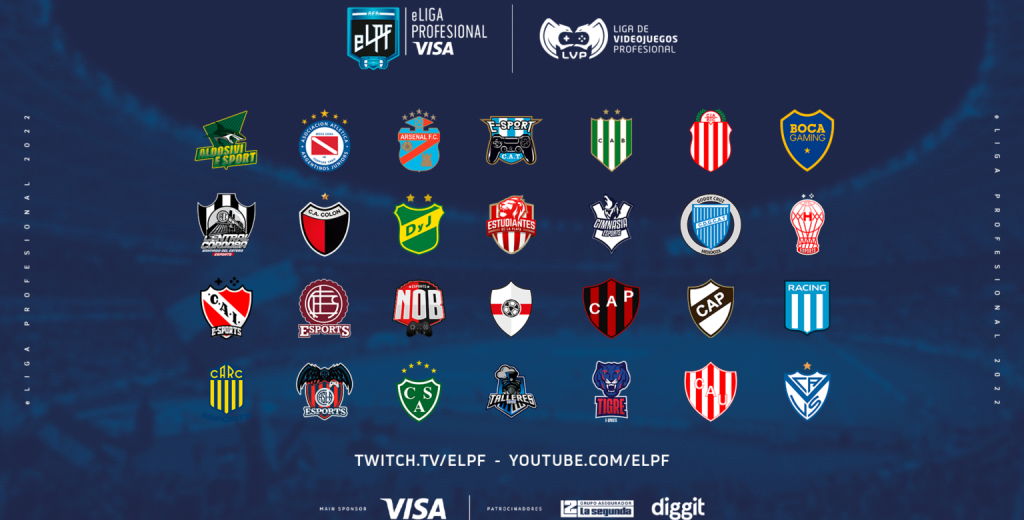 La eLPF VISA sale a la cancha con el torneo más importante de FIFA22