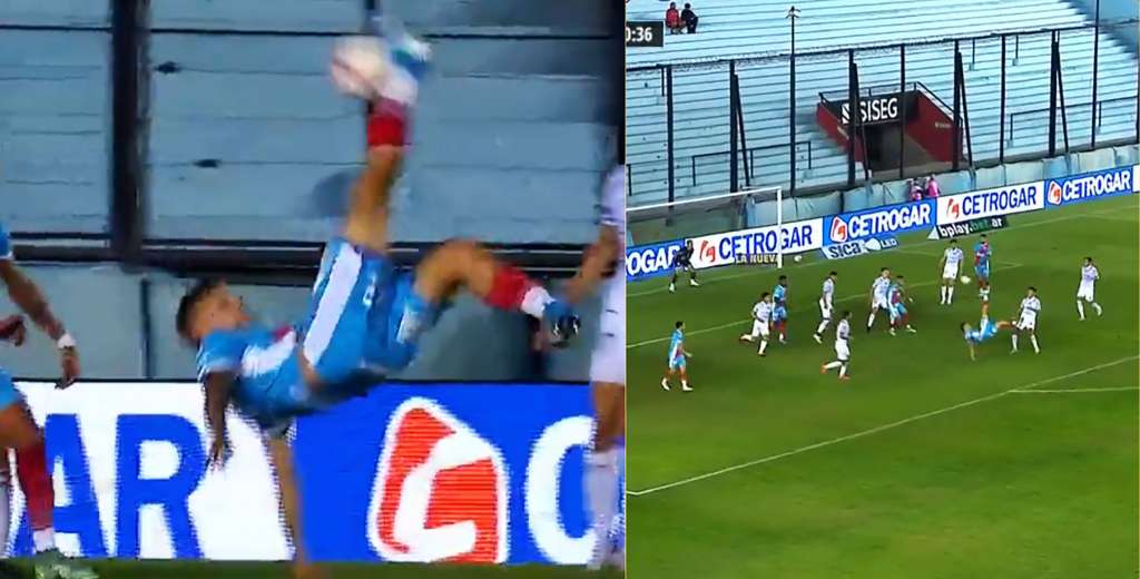 Sensacional golazo: empató de chilena a los 85 minutos