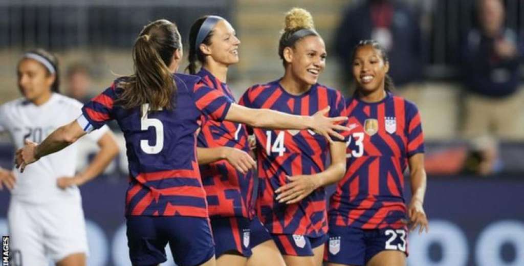 Trinity Rodman convirtió su primer gol con la camiseta de Estados Unidos