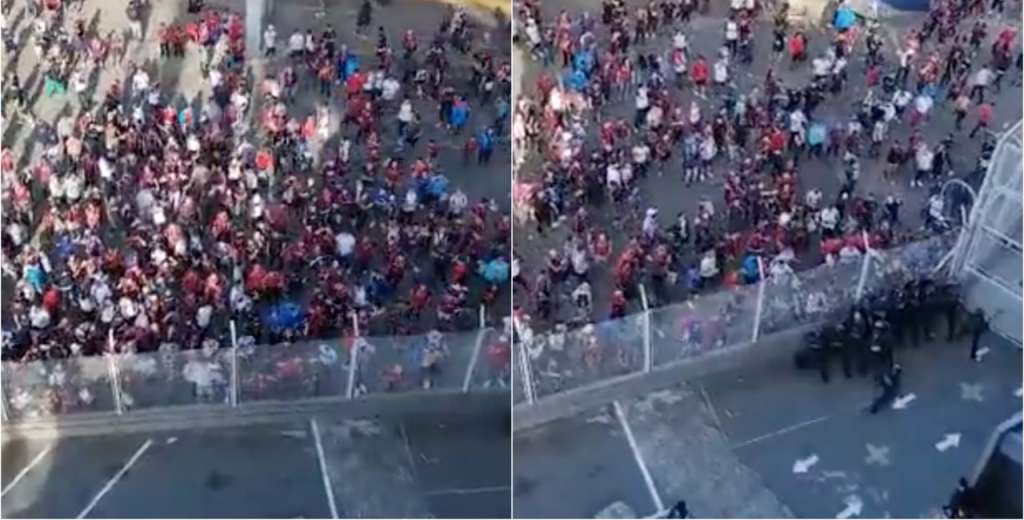 Arde San Lorenzo: entre insultos, los hinchas quisieron ingresar al vestuario