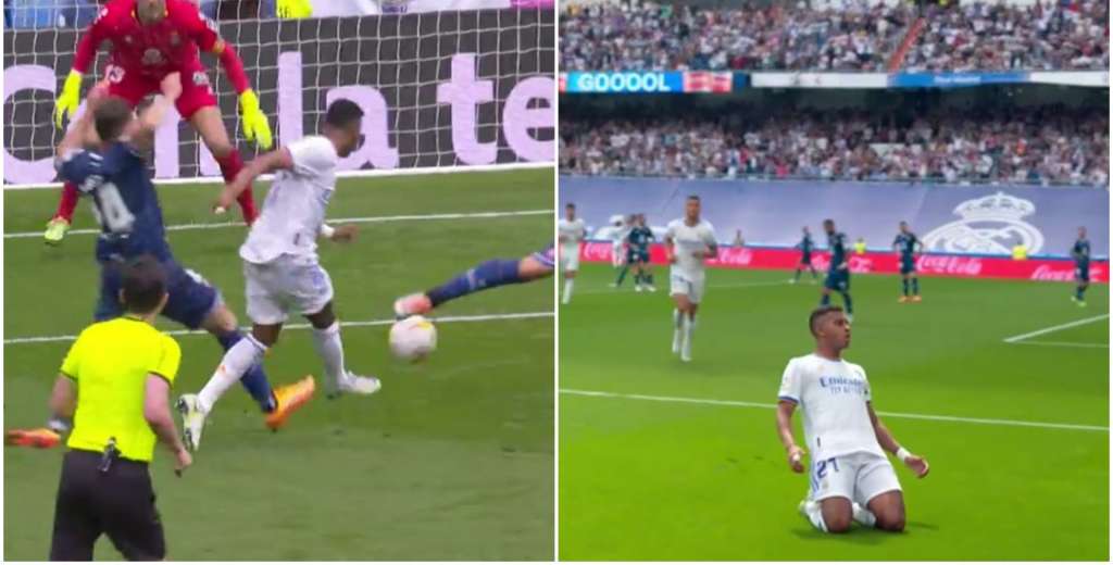 Maravillosa asistencia de Marcelo y Rodrygo puso el 1-0 para el Madrid