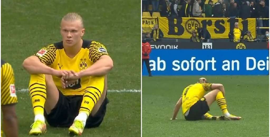 Nunca pensamos ver a Haaland as&iacute;:meti&oacute; tres goles y el Dortmund perdi&oacute; 4-3