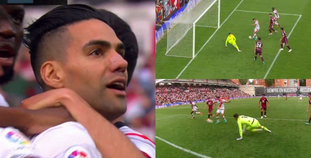 ¡En menos de un minuto! Falcao entró desde el banco y empató el partido