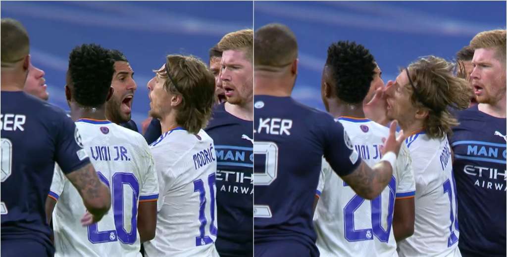 Modric fue a protestar y Laporte lo acomod&oacute; con un cachetazo tremendo