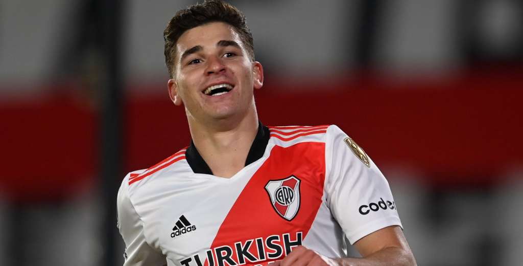 Juli&aacute;n &Aacute;lvarez arrasador: r&eacute;cord hist&oacute;rico con River y en la Libertadores