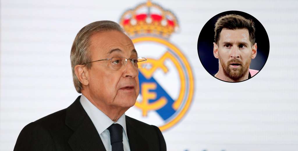 A Florentino P&eacute;rez le preguntaron por Messi y sorprendi&oacute; a todos