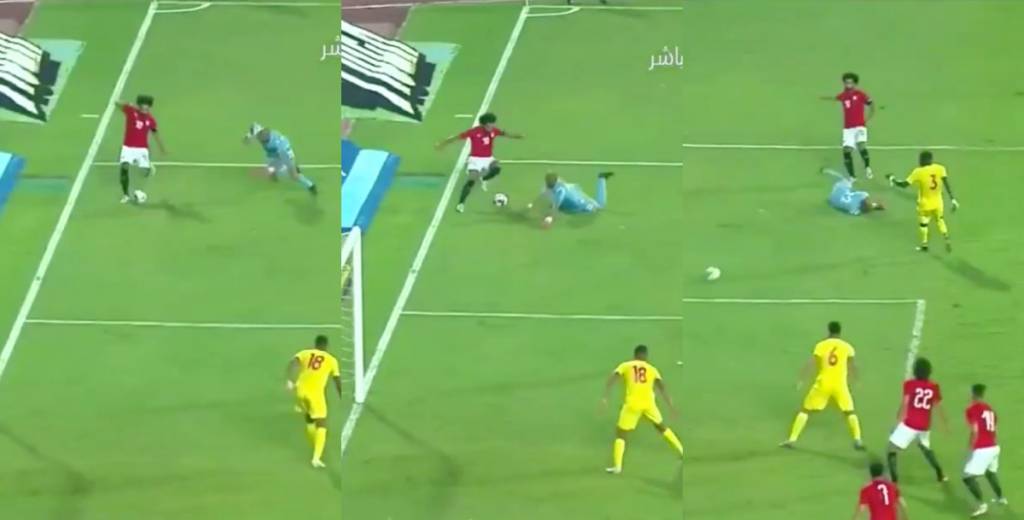 Salah destruye a un portero con esta brutal jugada