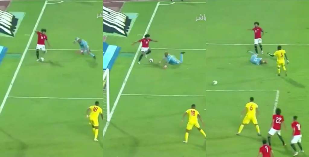 Salah destruye a un portero con esta brutal jugada
