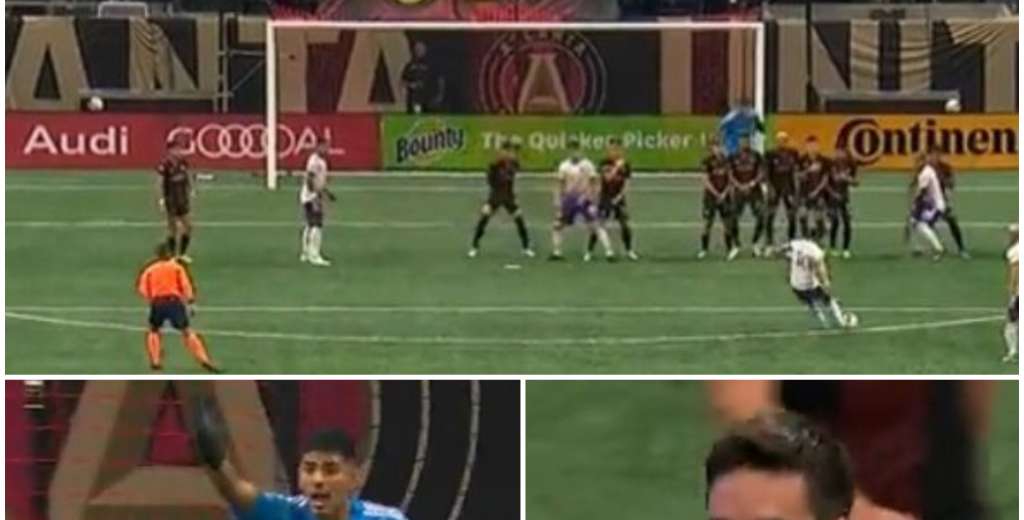 Astucia pura: el arquero acomodaba la barrera, &eacute;l pate&oacute; y convirti&oacute; un golazo