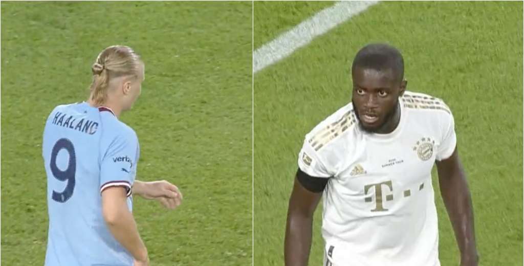 Upamecano corri&oacute; a Haaland desde mitad de cancha y se lo comi&oacute; vivo