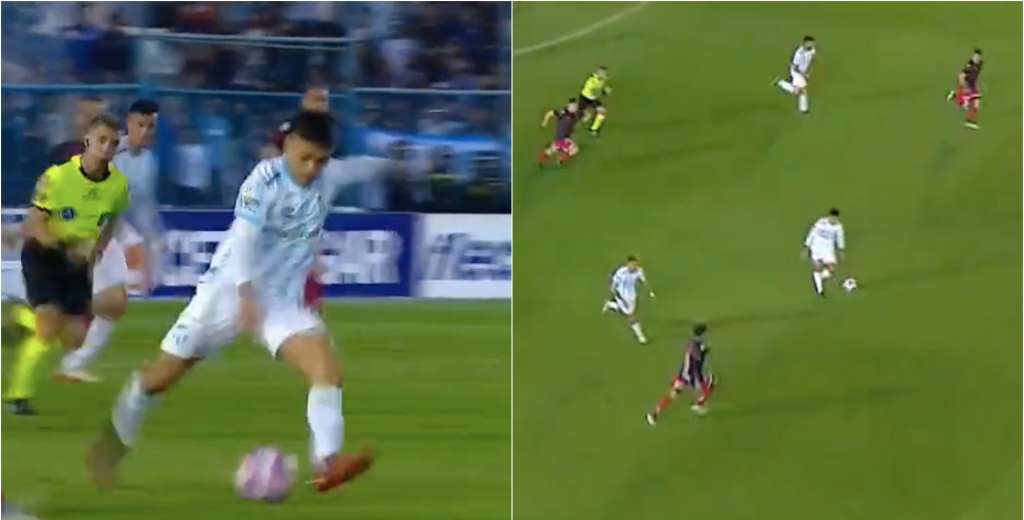 Brutal: Coronel le peg&oacute; desde 70 metros e hizo el gol del a&ntilde;o en Argentina