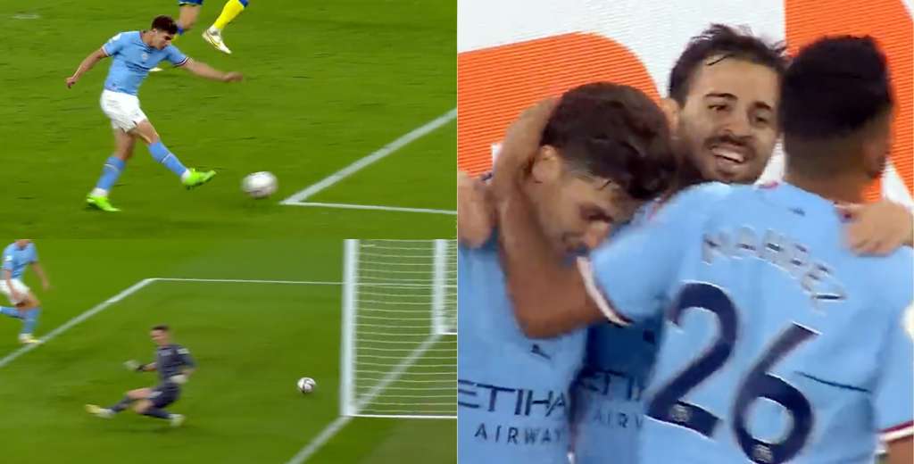 &iquest;Haaland? No, el quinto del City lo hizo Juli&aacute;n &Aacute;lvarez