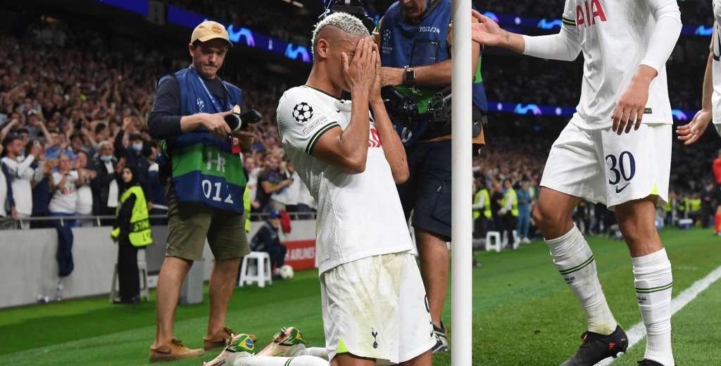 Richarlison meti&oacute; un gol sensacional de cabeza y llor&oacute; en el festejo