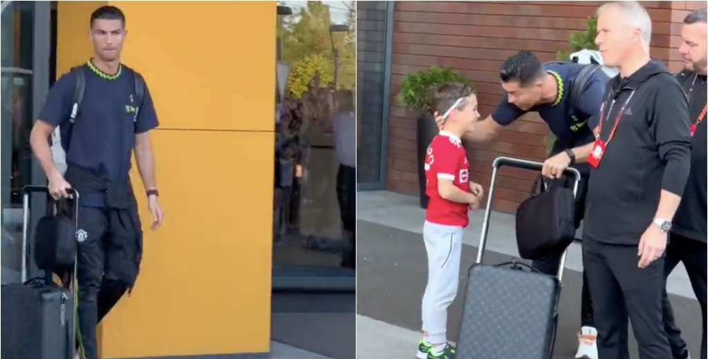 &iquest;Cristiano soberbio? Un ni&ntilde;o se filtr&oacute; de la seguridad y CR7 reacciona como crack