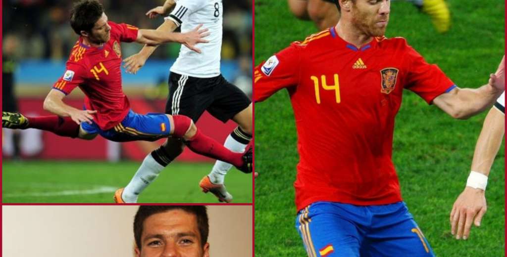 Xabi Alonso, un guerrero: 14 puntos de sutura y a jugar semis de Copa del Mundo