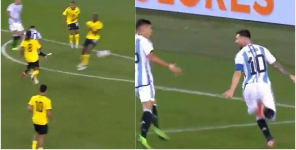 Lionel Messi hace todo f&aacute;cil: pared, remate brutal y golazo 