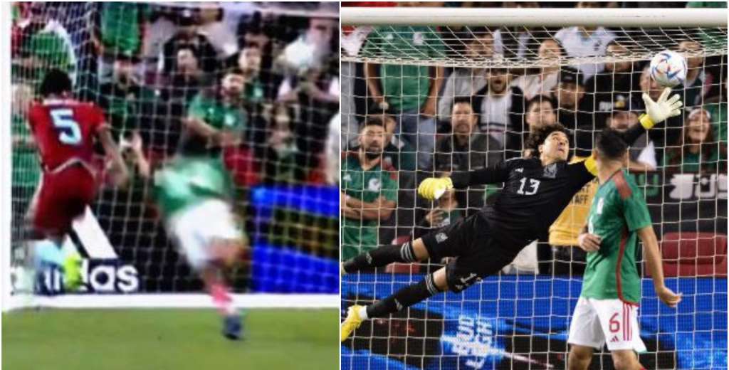 México lo sufrió: Barrios sacó un remate sensacional y convirtió un golazo