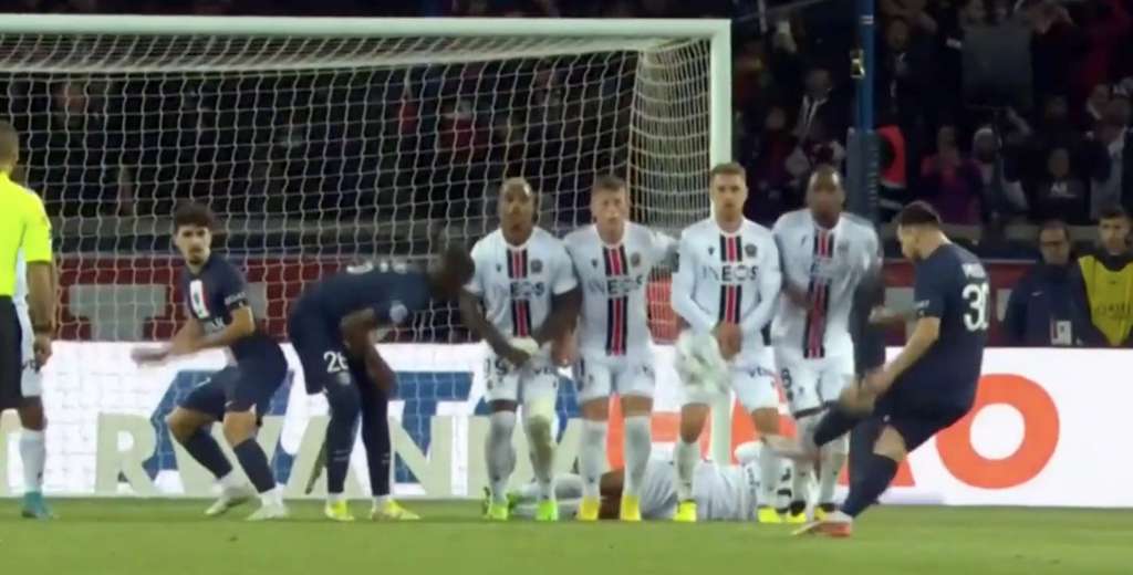 Ten&iacute;a que ser &eacute;l: golazo de Messi de tiro libre para el PSG