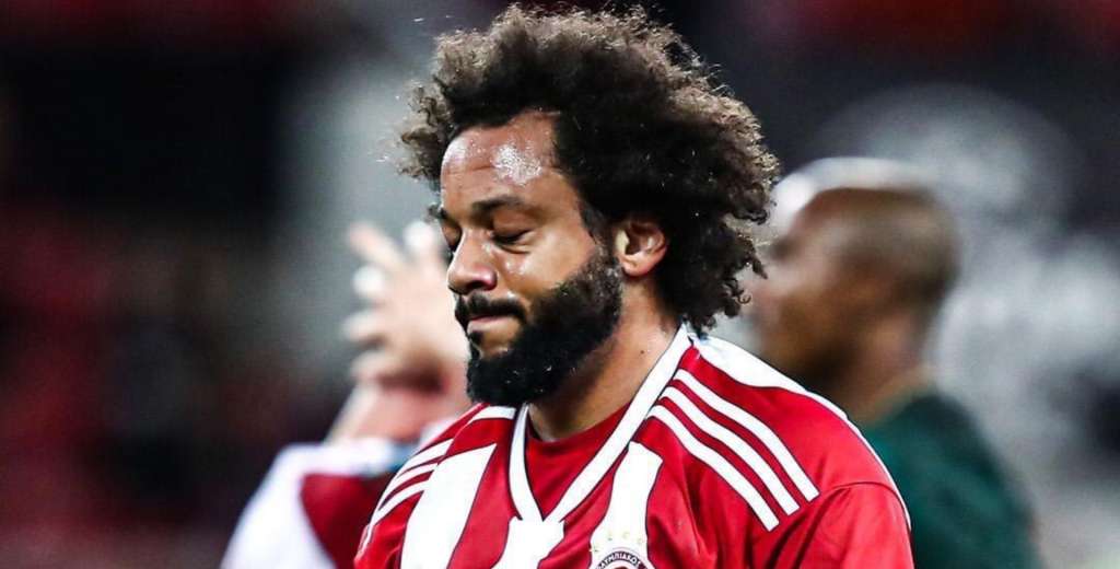Cinco meses sin jugar: el estado f&iacute;sico de Marcelo al debutar con Olympiacos