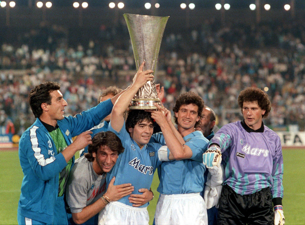 値下げ交渉] 1988-89 UEFA CUP 優勝 ナポリ Mars 盛る ennerre