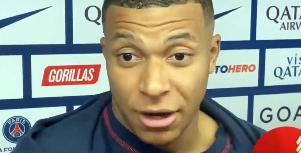 Terminó el partido del PSG y Mbappé soltó la bomba