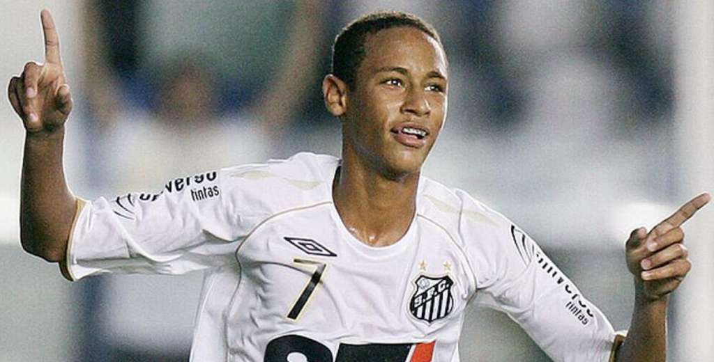 Real Madrid intentó fichar a Neymar con 14 años pero él prefirió al Santos