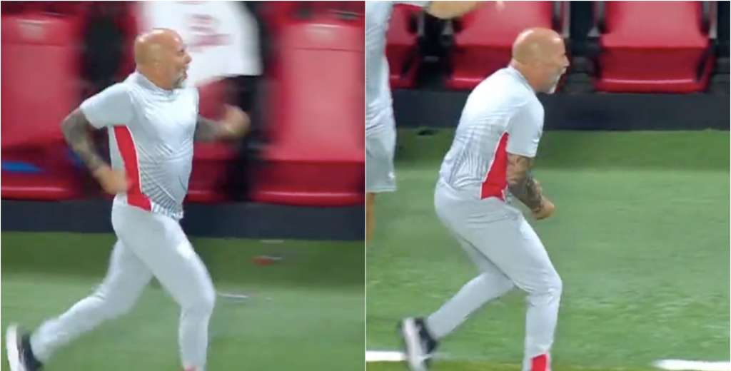 Un esc&aacute;ndalo de reacci&oacute;n: Sampaoli le grit&oacute; el gol a Gattuso, pero no val&iacute;a...