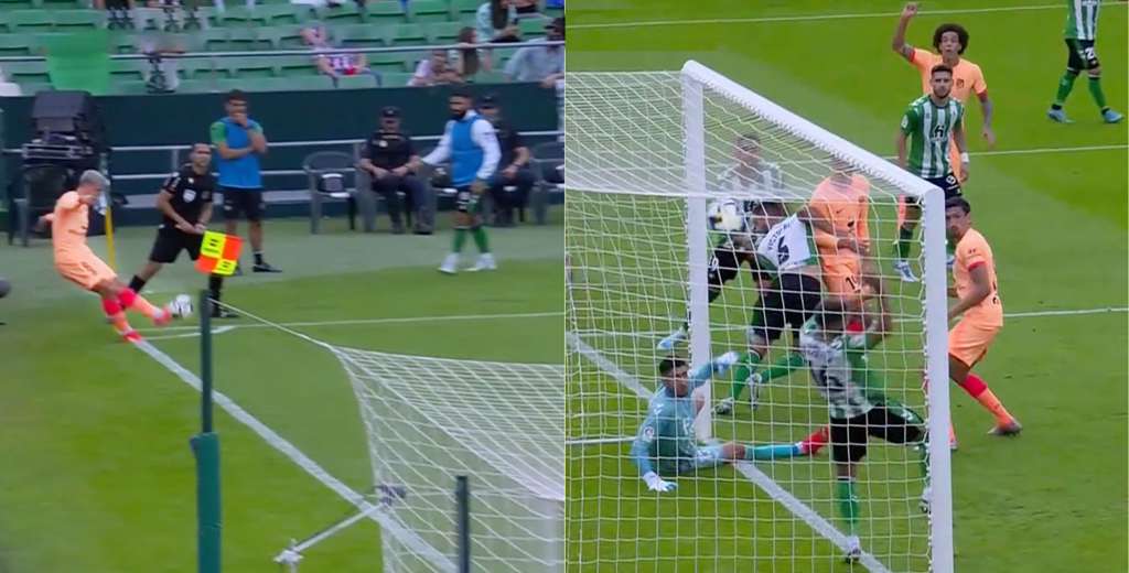 Impresionante: el golazo olímpico de Griezmann para el Atlético