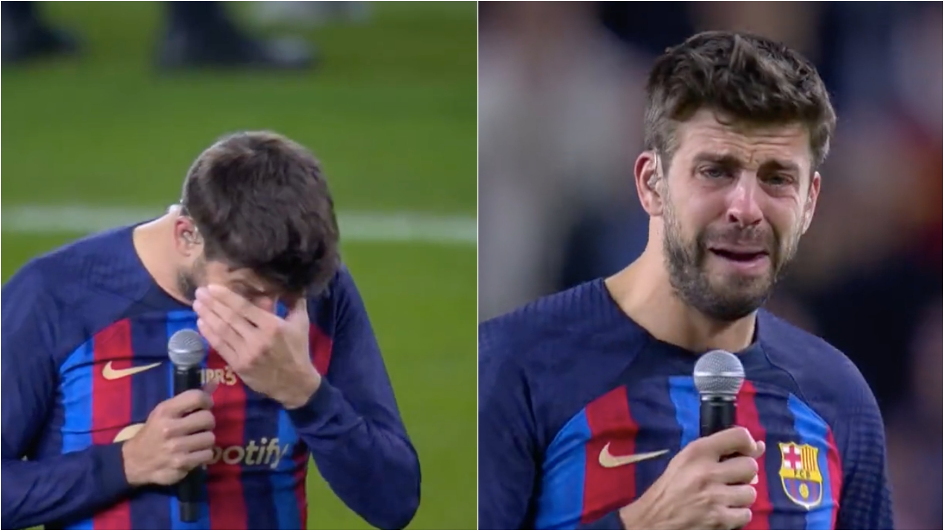 Piqué termina hundido y llorando: la imagen que jamás pensamos ver - Bitbol