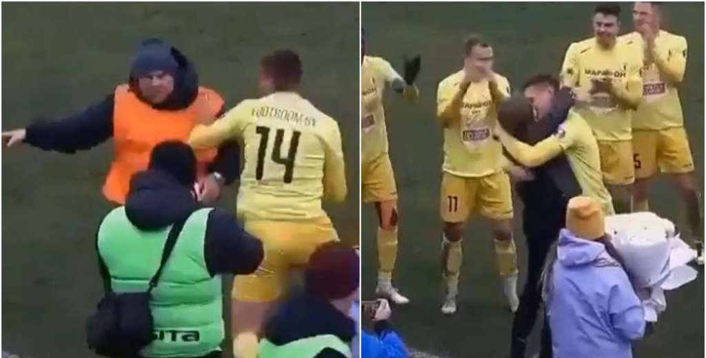 Ins&oacute;lito: le pidi&oacute; matrimonio a su novia en la cancha y termin&oacute; a los golpes con un seguridad...
