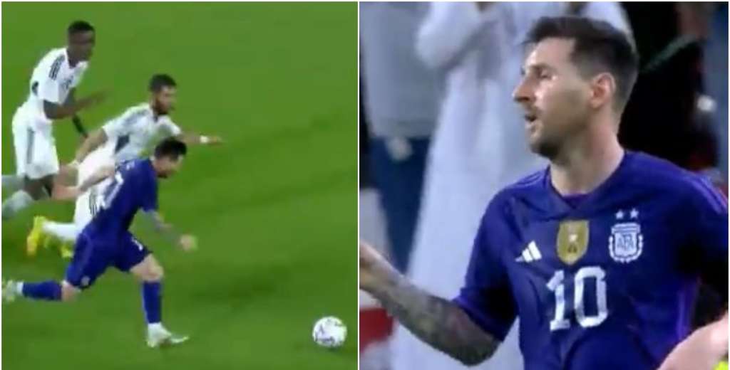 Messi está intratable: limpió a un rival en una baldosa y la puso al ángulo
