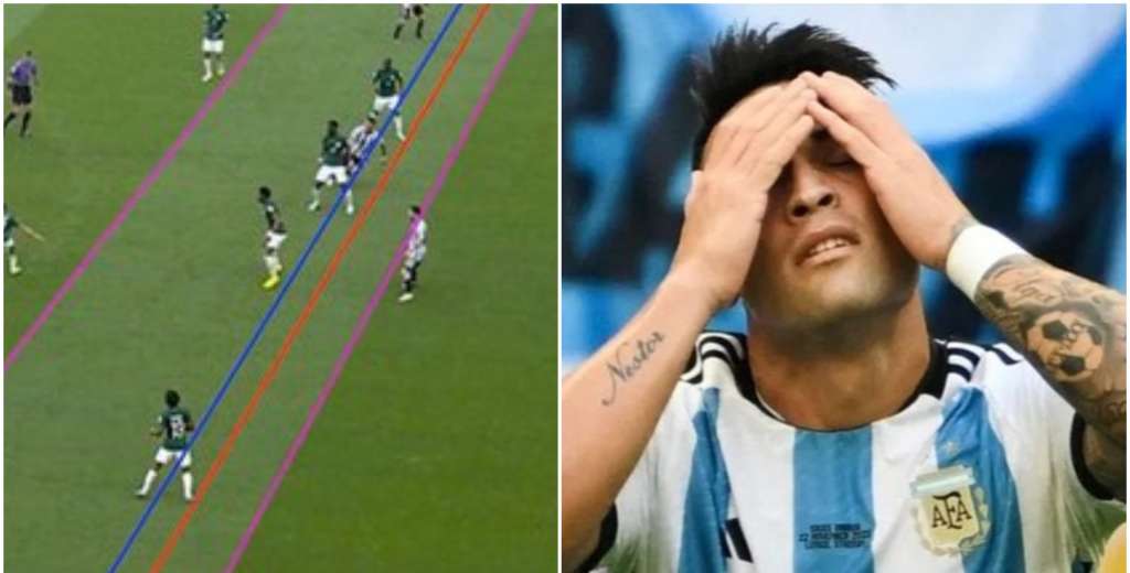 Explota Argentina: Lautaro Mart&iacute;nez no estaba offside
