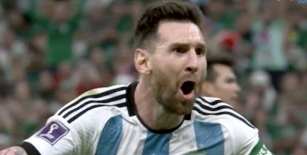 Como siempre, dio la cara: golazo de Lionel Messi en el duro partido ante M&eacute;xico