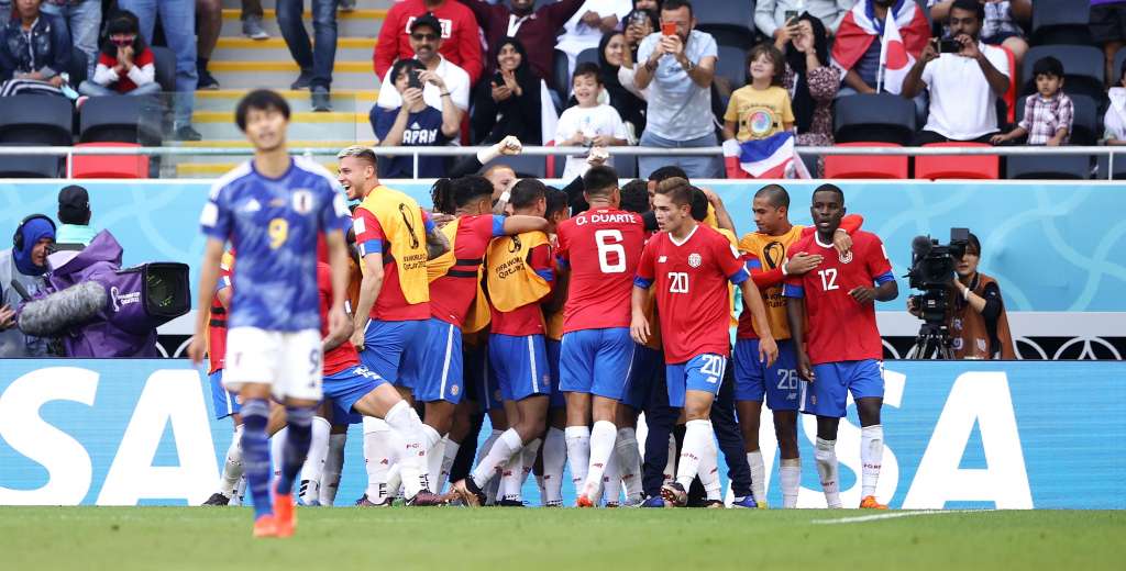 ¡Increíble! Costa Rica no hizo nada, pero sobre el final le ganó a Japón