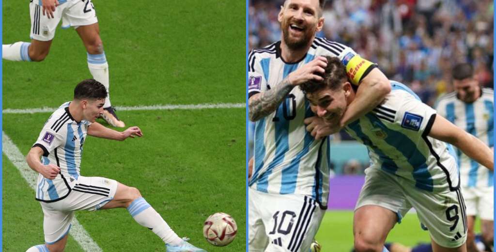 Corrió, encaró, la peleó, y metió un gol histórico, Sir Julián Álvarez