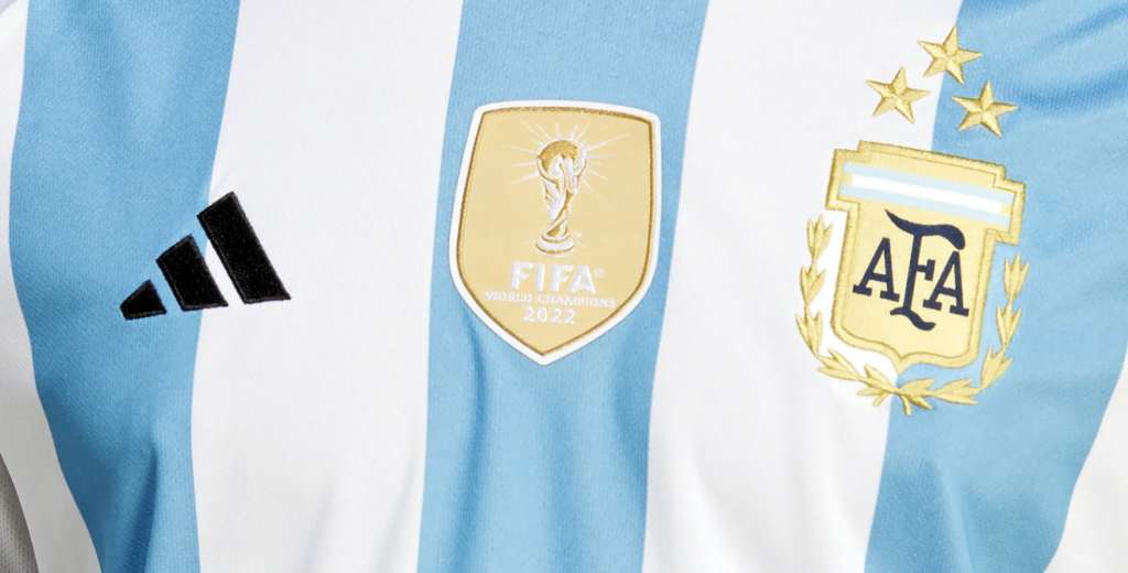Así es la camiseta Adidas de Argentina con las 3 estrellas