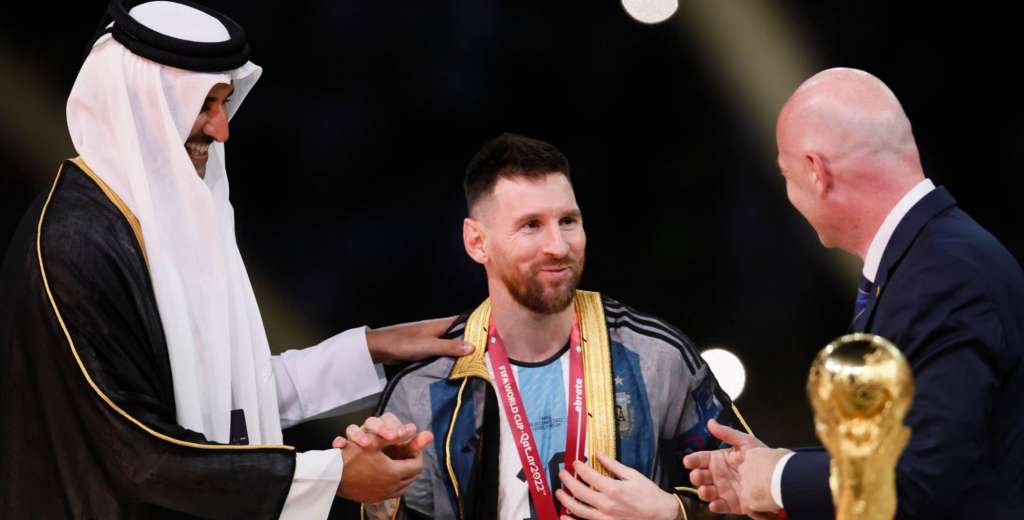 Quiere la t&uacute;nica de la final y le habl&oacute; a Messi: "Te doy un mill&oacute;n de d&oacute;lares" 