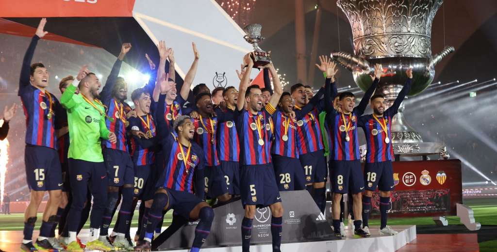 Barcelona gole&oacute; 3-1 al Real Madrid y gan&oacute; la Supercopa de Espa&ntilde;a