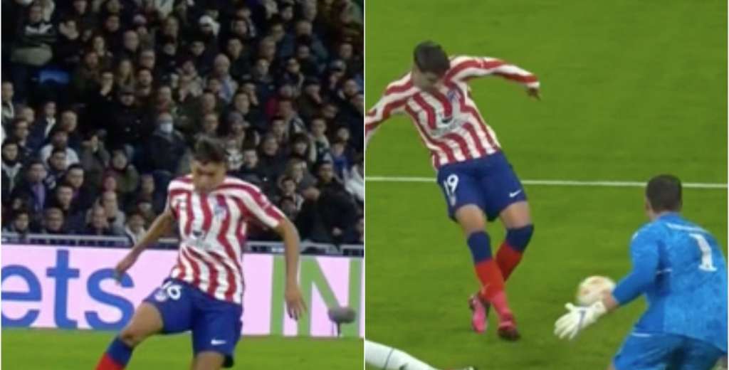 Obra espectacular en pleno Bernabéu: el golazo que armó Atlético de Madrid