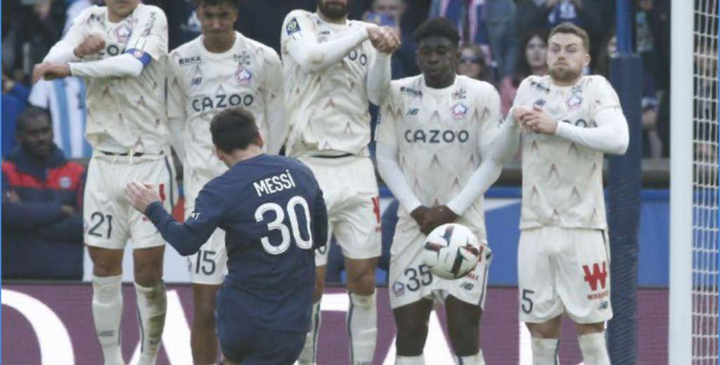 Que bestia es Messi: golazo de tiro libre en el minuto 94 y triunfazo del PSG
